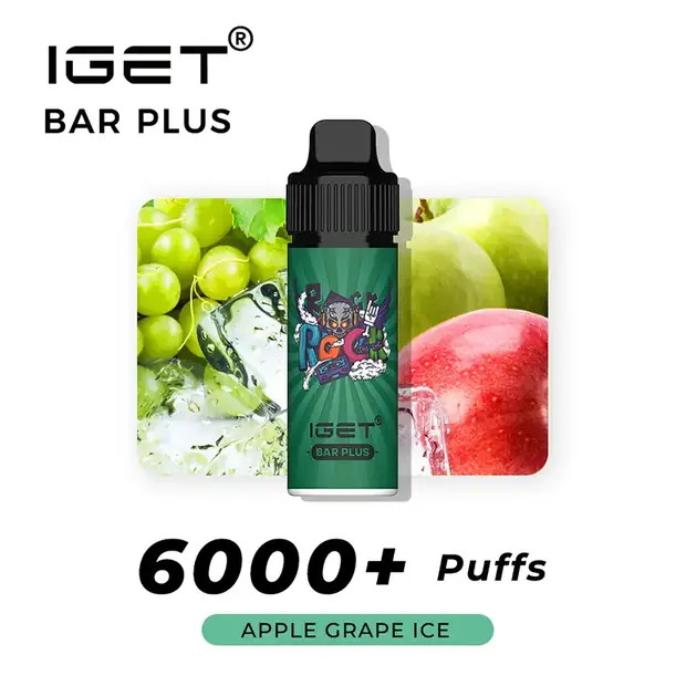 Apple Grape Ice – IGET Bar Plus 6000 Puffs IGET Bar Plus — buy IGET vape online in Australia