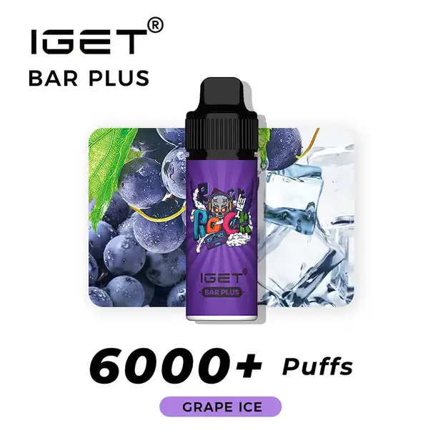 Grape Ice – IGET Bar Plus 6000 Puffs IGET Bar Plus — buy IGET vape online in Australia