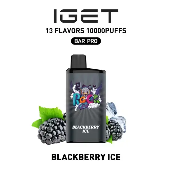 Blackberry Ice IGET Bar Pro 10000 Puffs IGET Bar Pro — buy IGET vape online in Australia