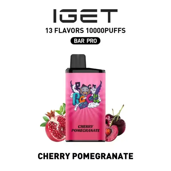 Cherry Pomegranate IGET Bar Pro 10000 Puffs IGET Bar Pro — buy IGET vape online in Australia