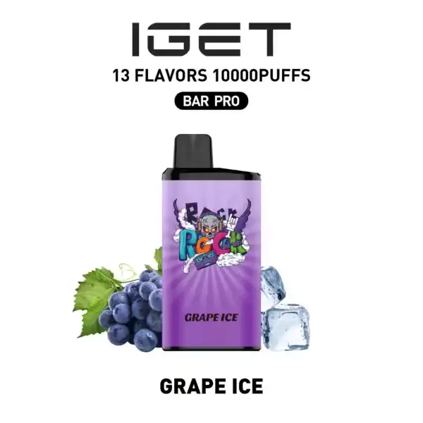 Grape Ice IGET Bar Pro 10000 Puffs IGET Bar Pro — buy IGET vape online in Australia