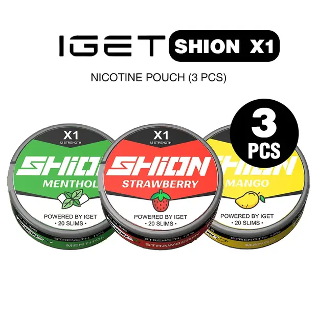 IGET Shion X1 Nicotine Pouch IGET vape range