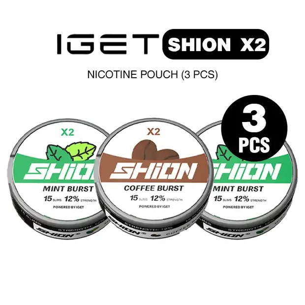IGET Shion X2 Nicotine Pouch IGET vape range