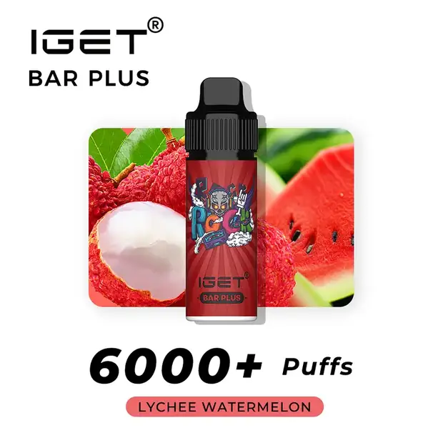Lychee Watermelon – IGET Bar Plus 6000 Puffs IGET Bar Plus — buy IGET vape online in Australia